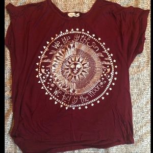 sun and moon celestial shirt